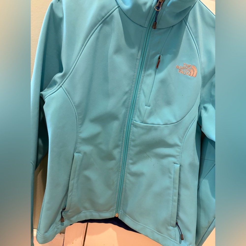 North Face Softshell Zip Up Jacket Coat - image 3